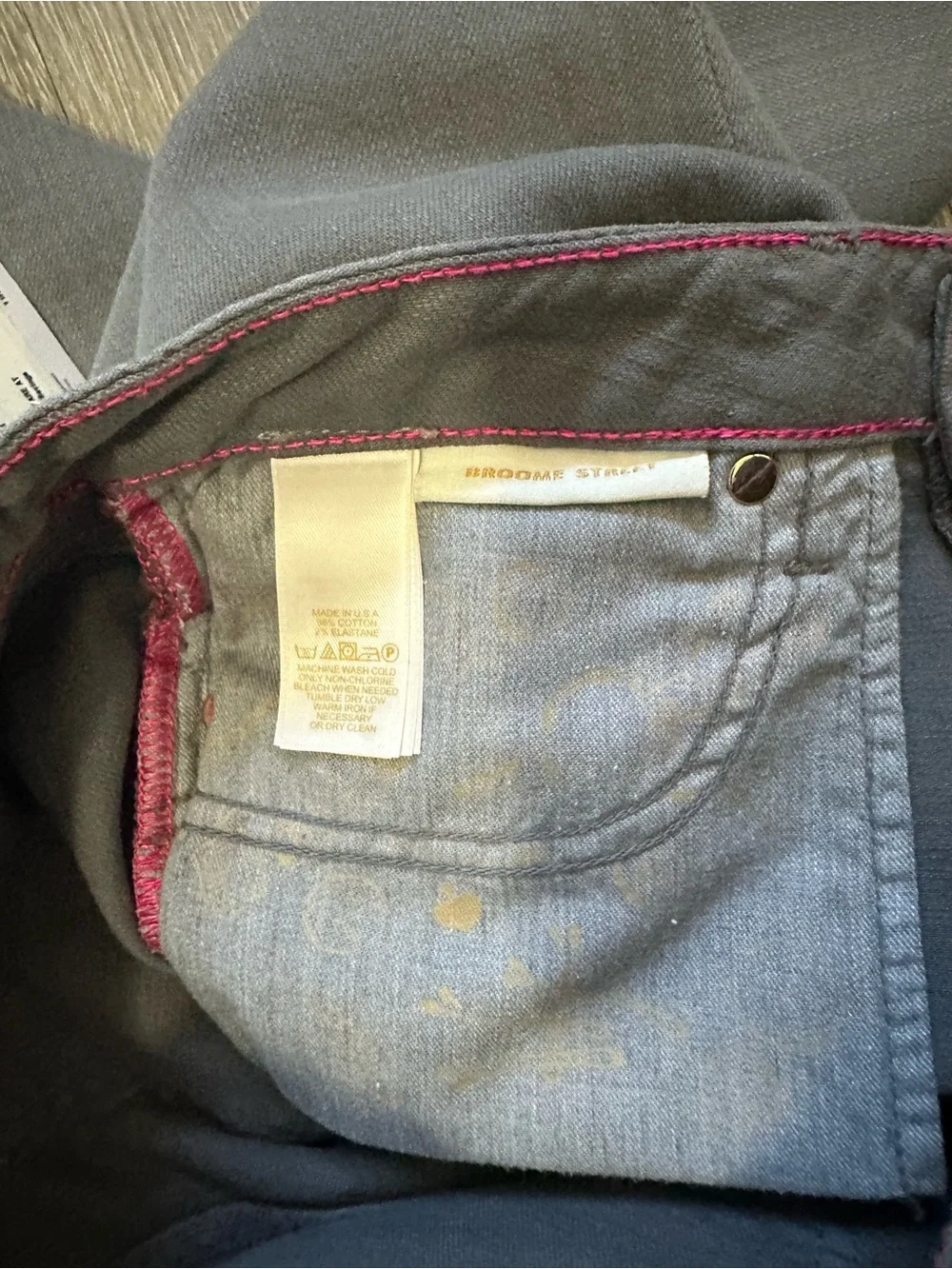 kate spade Slim Gray Skinny Jeans